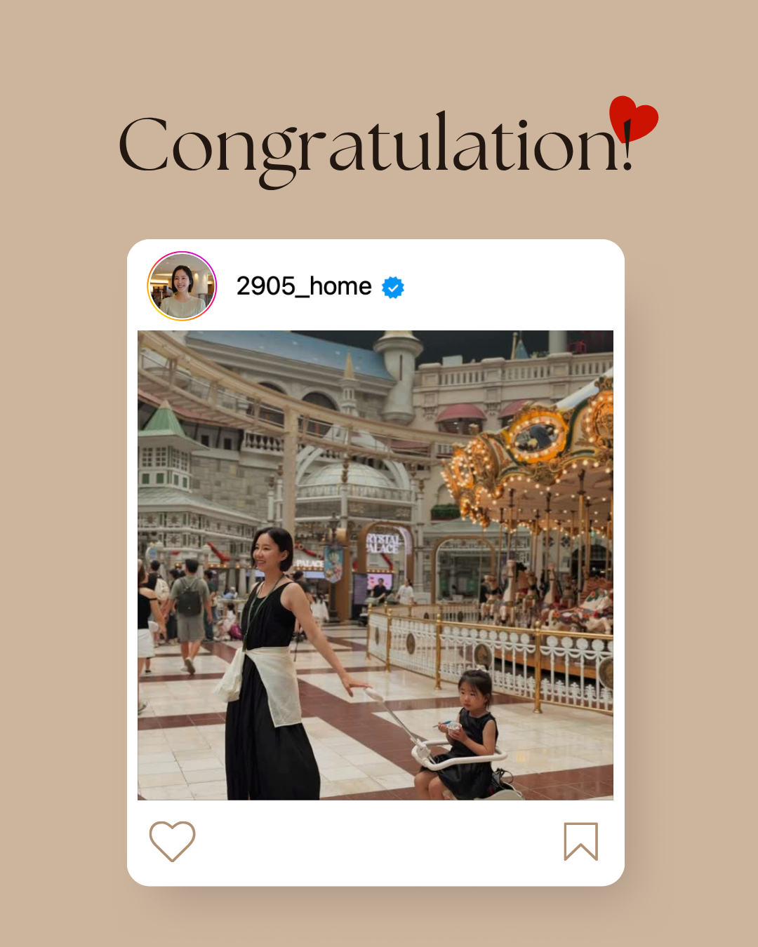 🎁 선선부부 X 키머즈 댓글 이벤트 당첨자 발표
이벤트 당첨을 진심으로 축하드립니다 🥳 기대평 댓글 이벤트 1명 : 키머즈 에고 캐리어
@eun1437
늘 2905HOME 사랑해주시는 마음에 깊이 감사드리며, 앞으로도 더욱 만족스러운 경험과 특별한 이벤트로 보답하겠습니다💖
💌 답변 기한 : 7월 6일 - 7월 12일
⚠️ 기한 내 정보 입력이 되지 않을 경우 당첨은 무효처리됩니다.
🚚 이벤트 상품 배송은 정보 취합이 완료된 이후 순차 발송됩니다.